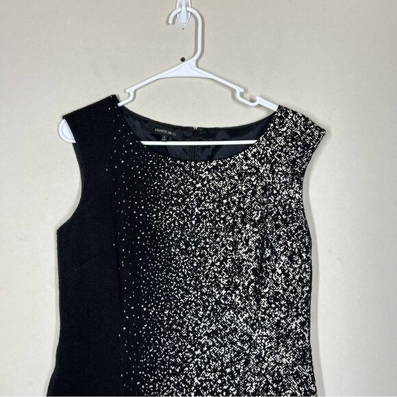 Lafayette 148 Wool Blend Ombre Speckled Dress Size 6 - Picture 4 of 9